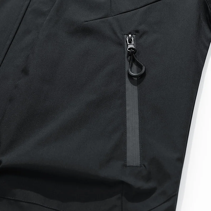 Men Jacket Hooded Windbreaker Trench Coats Oversize 6XL 7XL 8XL Plus Size Waterproof Black Bomber Camping Loose Thin Softshell - Image 5