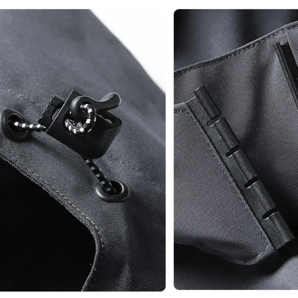 Men's Waterproof Rain Jacket Lightweight Outer Hooded Outdoor Raincoat Hiking Windproof Jacket Climbing Outdoor Jackets - Image 5