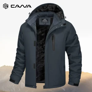 Winter Ski Snow Fleece Jackets Thicken Jacket Mens Waterproof Hiking Skiing Jackets Outdoor Mountain Trekking Windbreaker Parka